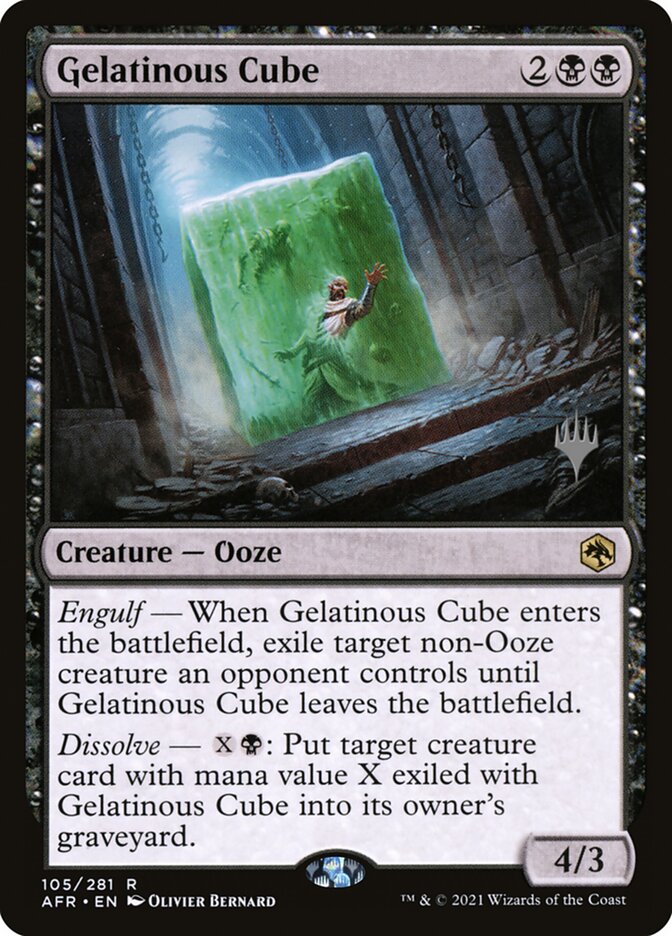 Gelatinous Cube — Adventures in the Forgotten Realms Promos 105p/241