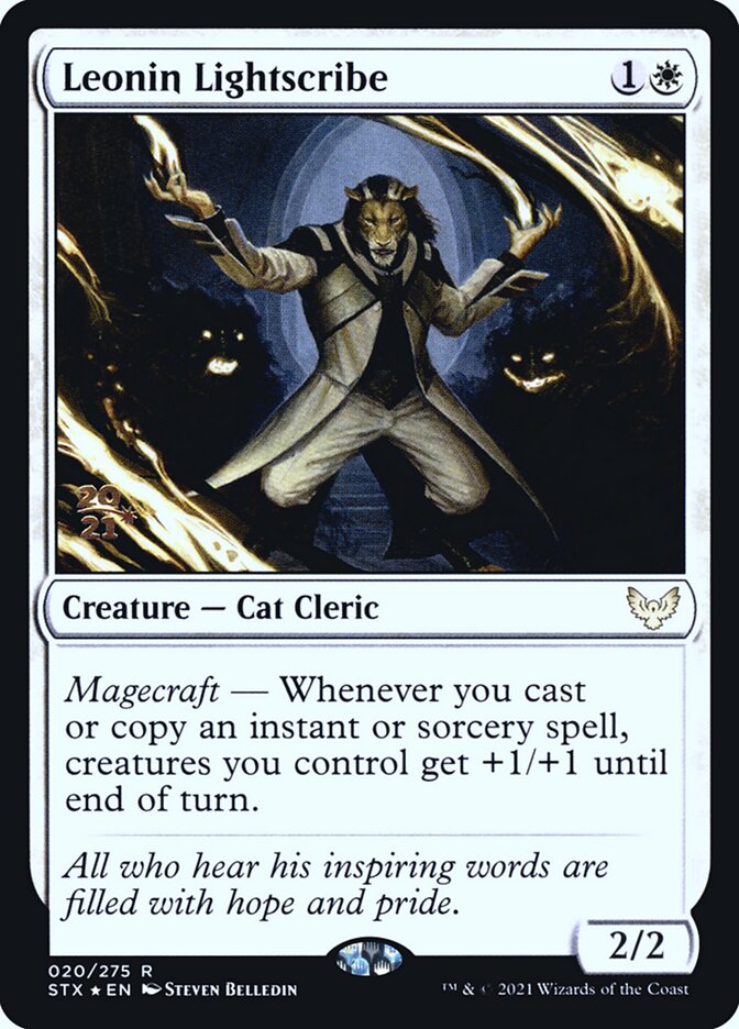 Leonin Lightscribe — Strixhaven: School of Mages Promos 20s/164
