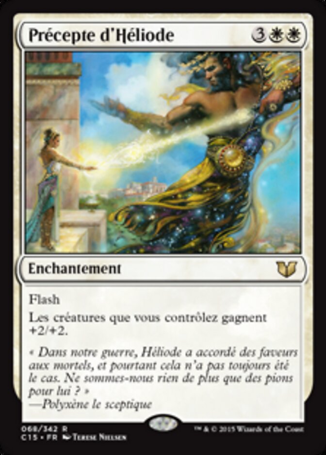 Précepte d'Héliode — Commander 2015 68/342
