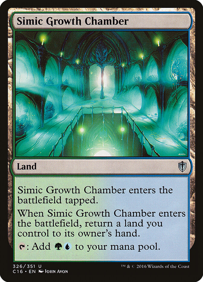 Simic Growth Chamber — Commander 2016 326/351