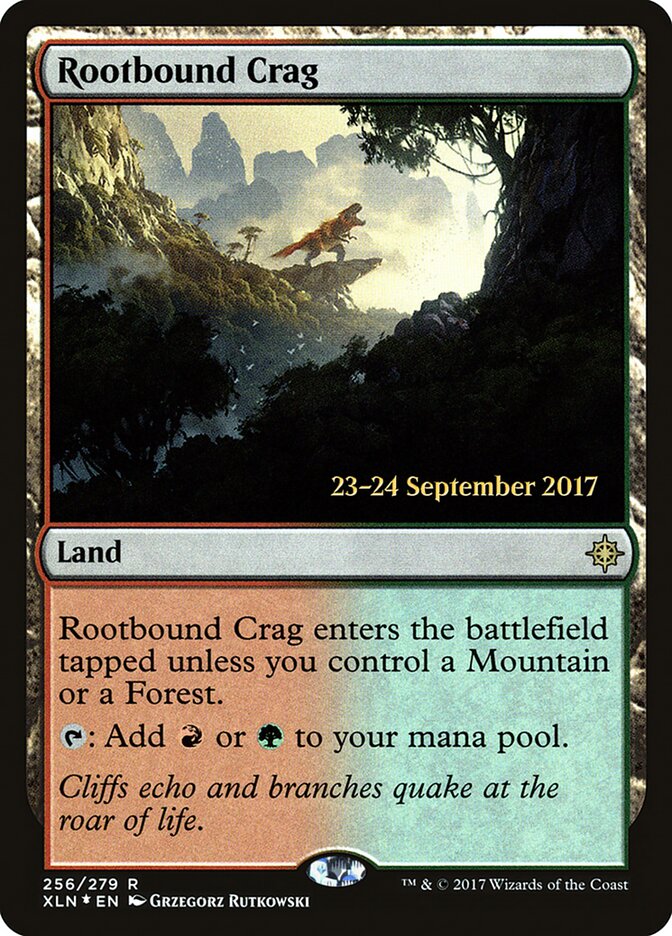 Rootbound Crag — Ixalan Promos 256s/120