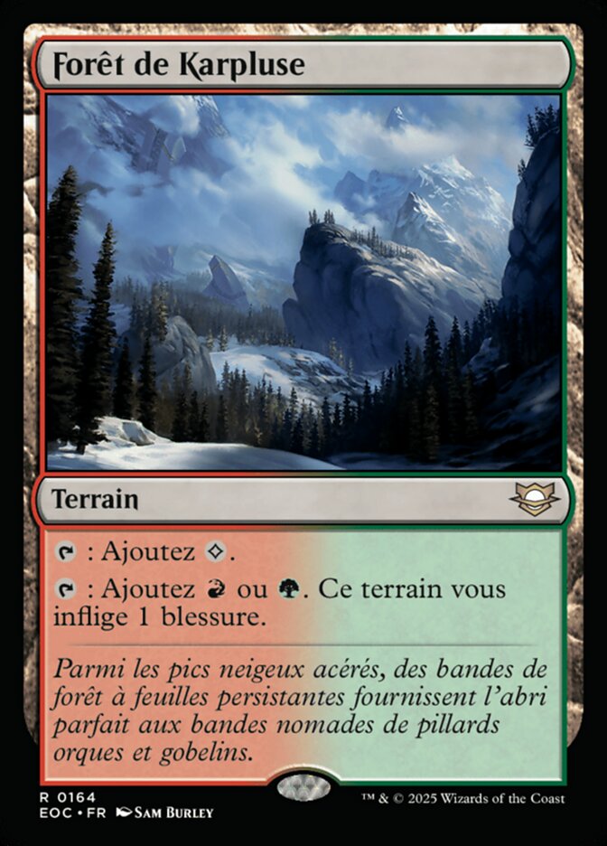 Forêt de Karpluse — Edge of Eternities Commander 164/191