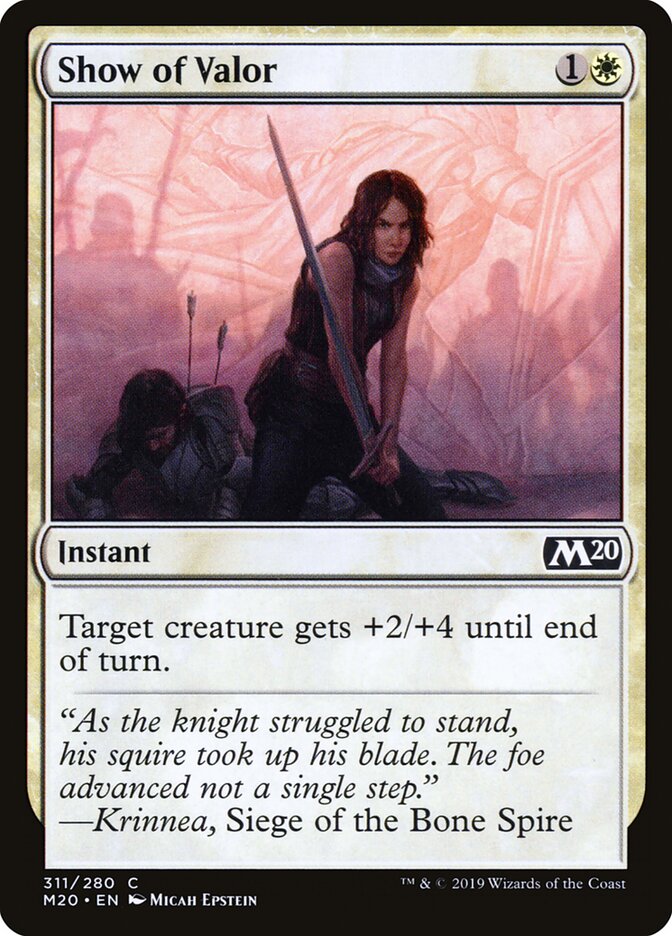 Show of Valor — Core Set 2020 311/345