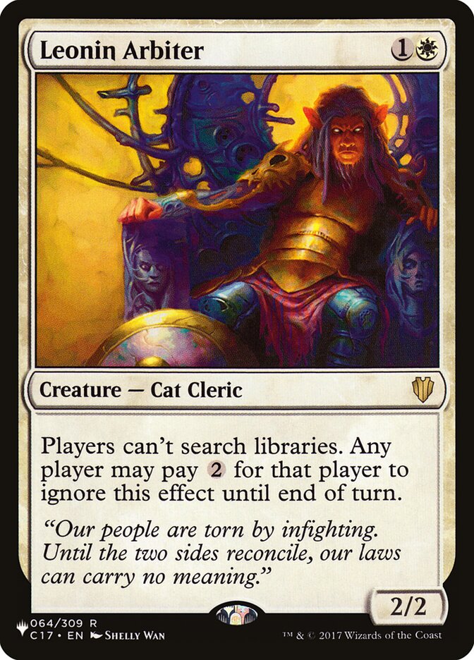 Leonin Arbiter — The List C17-64/5581