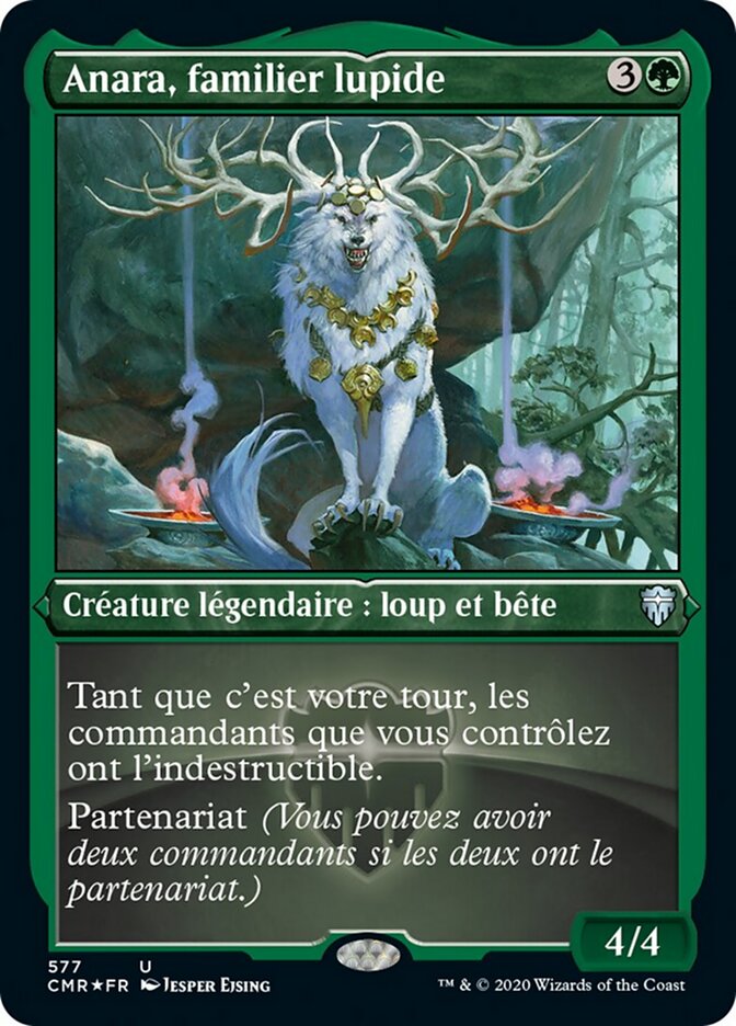 Anara, familier lupide — Commander Legends 577/718