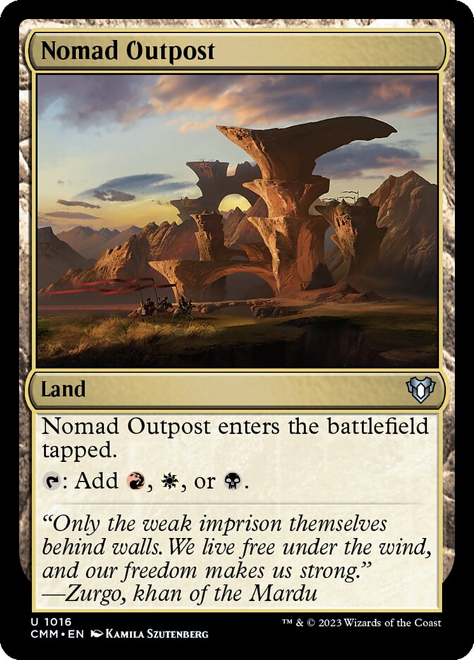 Nomad Outpost — Commander Masters 1016/1067