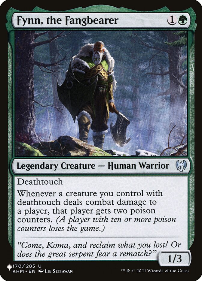 Fynn, the Fangbearer — The List KHM-170/5581