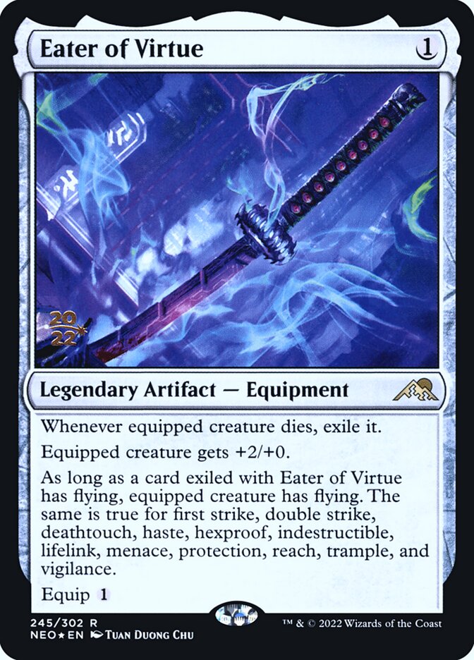 Eater of Virtue — Kamigawa: Neon Dynasty Promos 245s/148