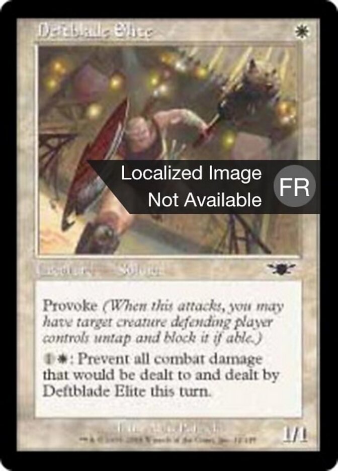 Élite dextrelame — Legions 12/145