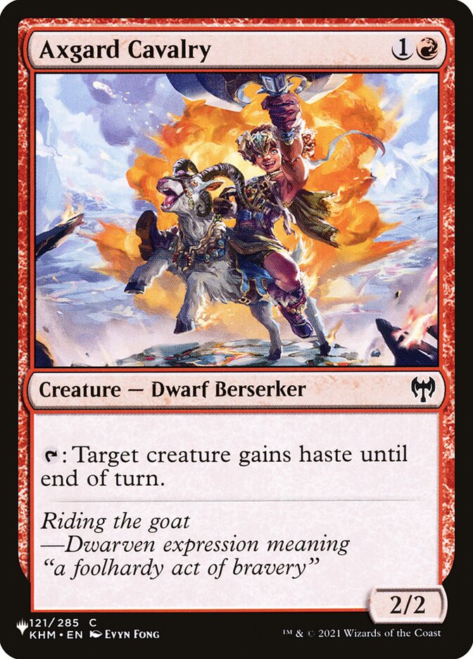 Axgard Cavalry — The List KHM-121/5581