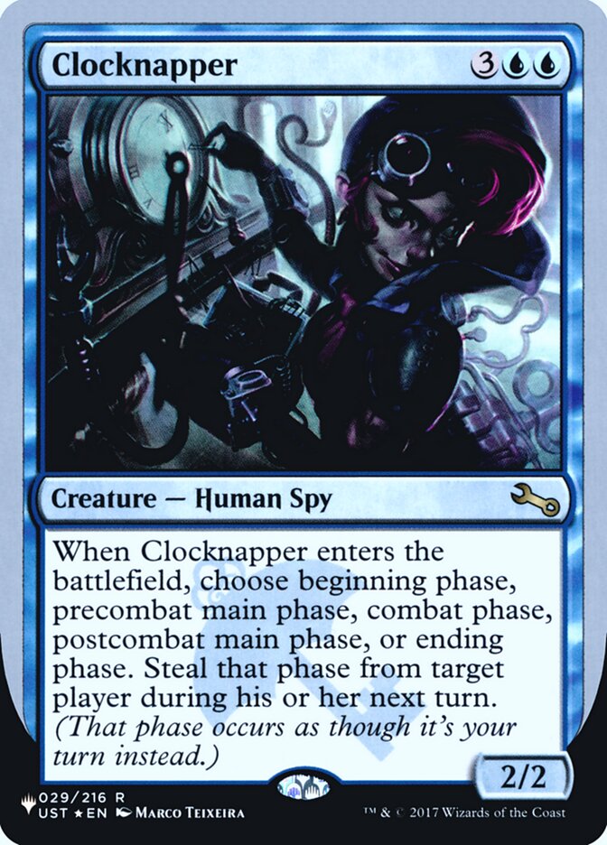 Clocknapper — The List (Unfinity Foil Edition) 14/62