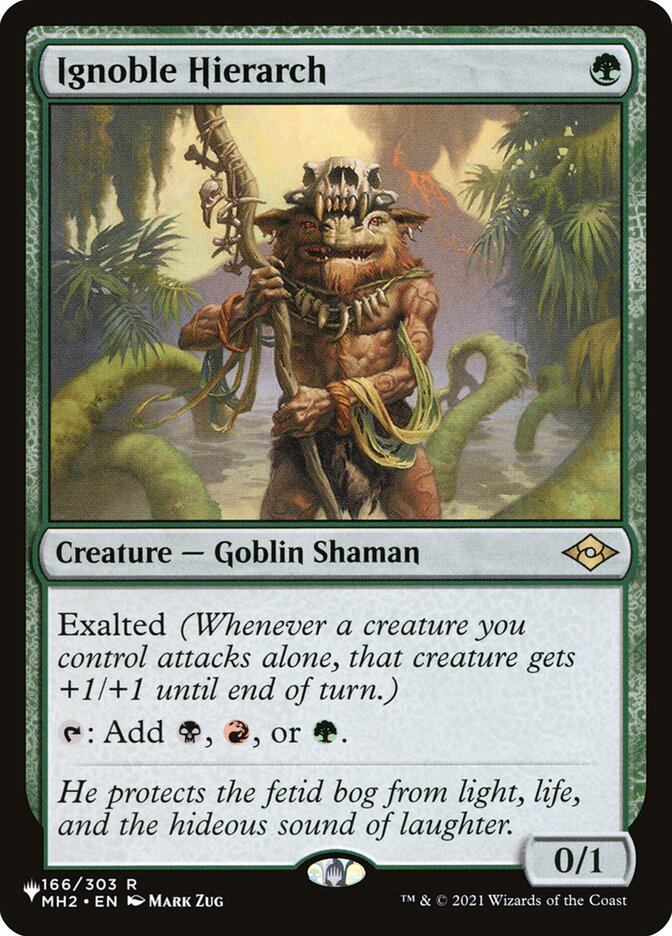 Ignoble Hierarch — The List MH2-166/5581