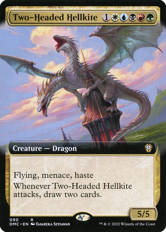 Two-Headed Hellkite — Dominaria United Commander 90/240