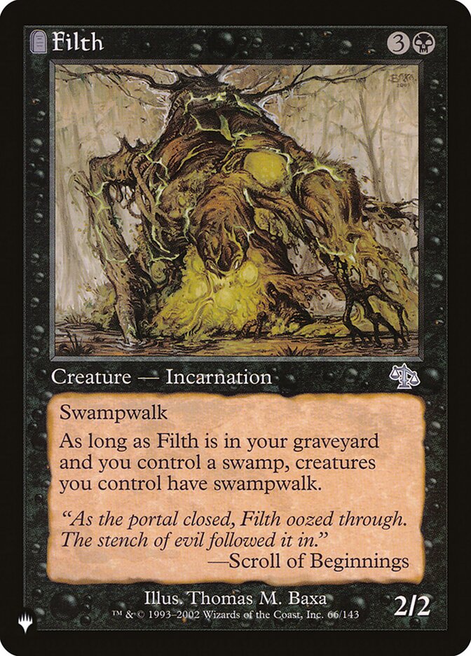 Filth — The List JUD-66/5581