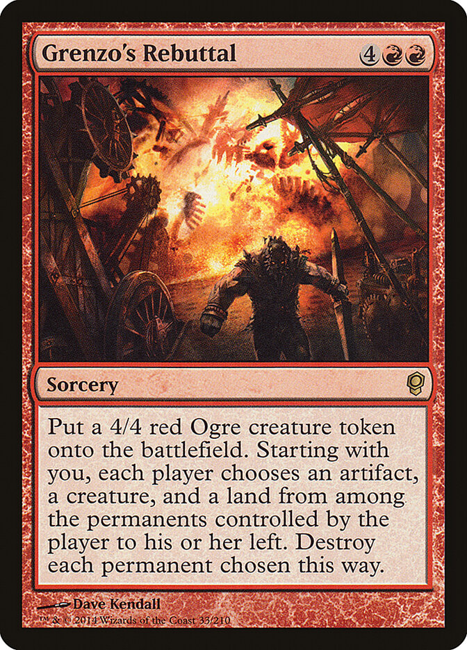 Grenzo's Rebuttal — Conspiracy 33/210