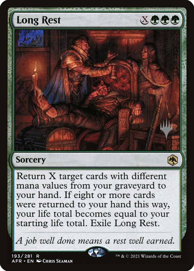 Long Rest — Adventures in the Forgotten Realms Promos 193p/241