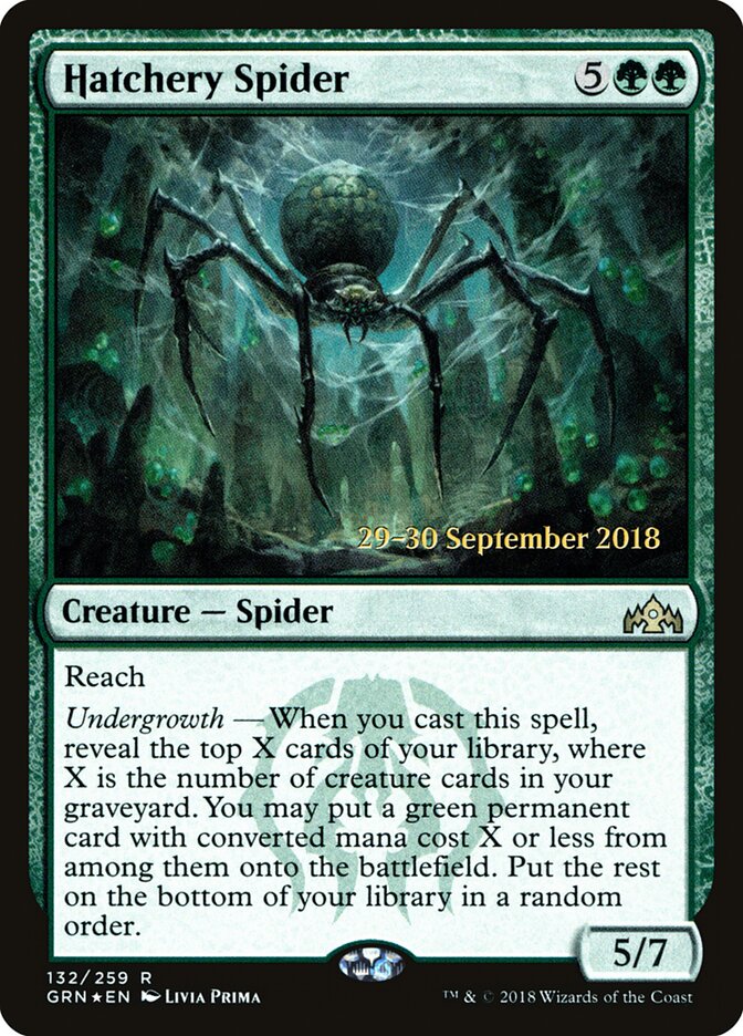 Hatchery Spider — Guilds of Ravnica Promos 132s/84