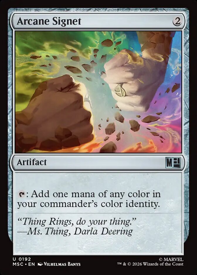 Arcane Signet — Marvel Super Heroes Commander 192/866
