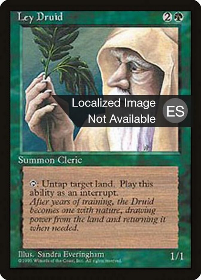 Ley Druid — Fourth Edition Foreign Black Border 256/378