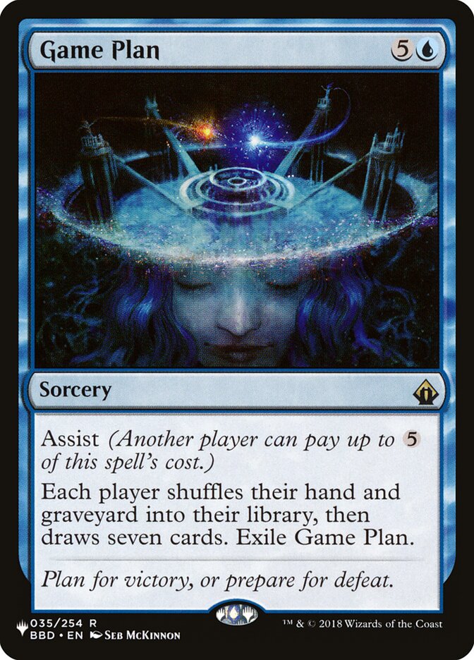 Game Plan — The List BBD-35/5581