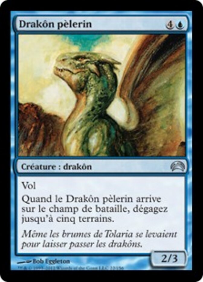 Drakôn pèlerin — Planechase 2012 22/156