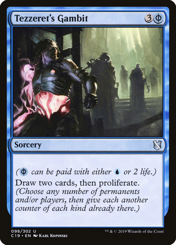 Tezzeret's Gambit — Commander 2019 98/302