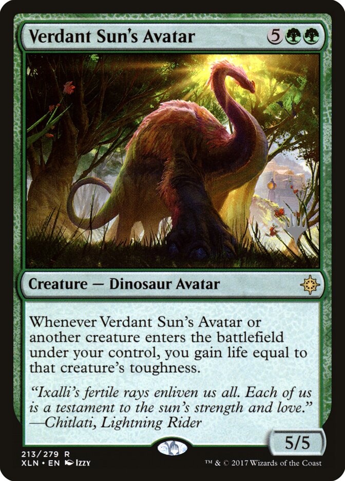 Verdant Sun's Avatar — Ixalan Promos 213p/120