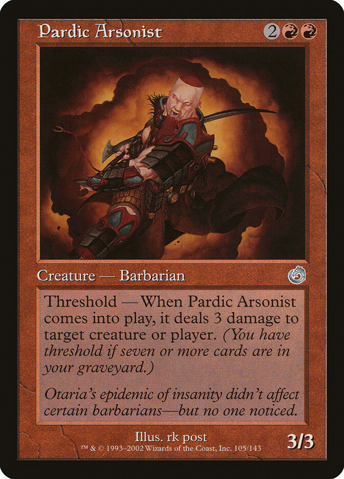 Pardic Arsonist — Torment 105/143