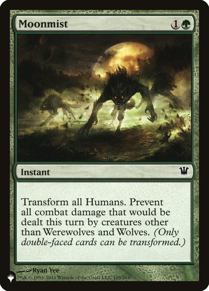 Moonmist — The List ISD-195/5581
