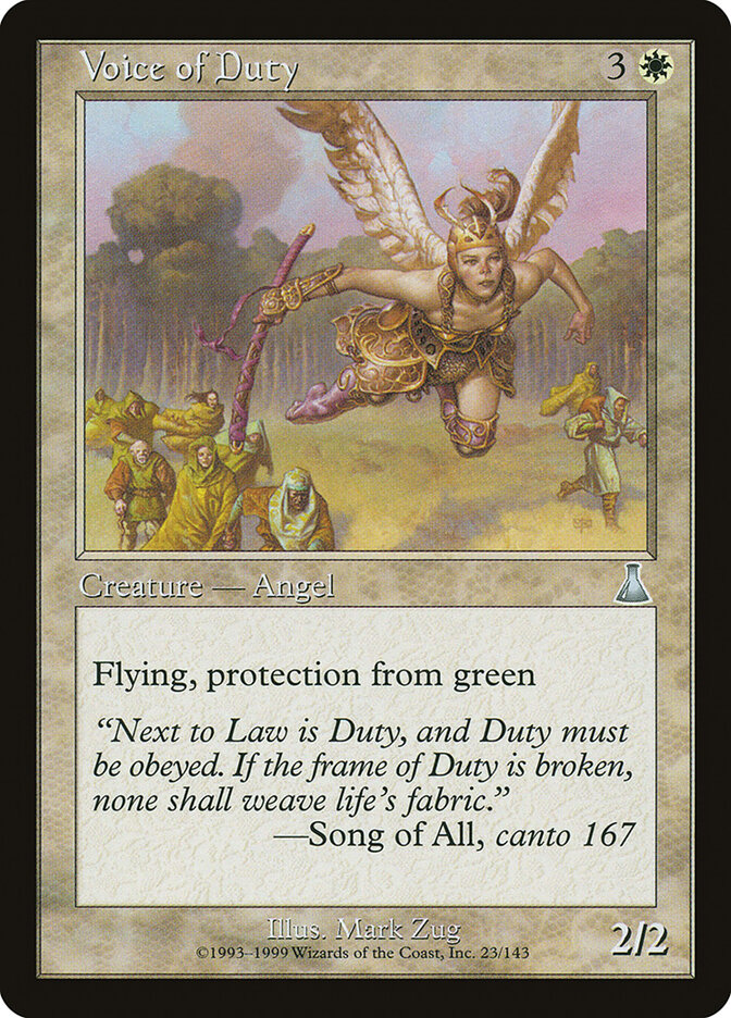 Voix du Devoir — Urza's Destiny 23/143