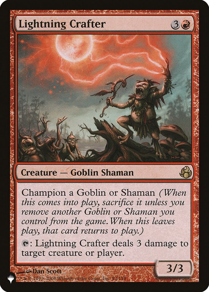 Lightning Crafter — The List MOR-93/5581