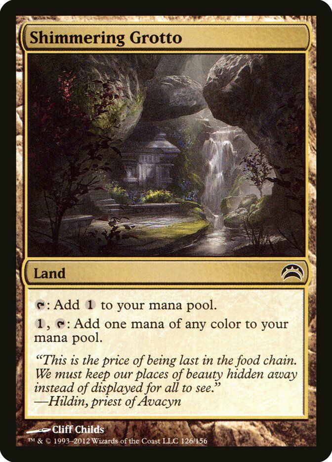 Shimmering Grotto — Planechase 2012 126/156
