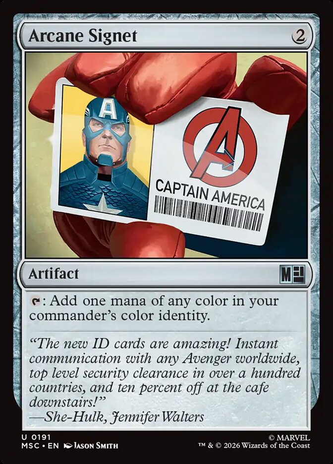 Arcane Signet — Marvel Super Heroes Commander 191/866
