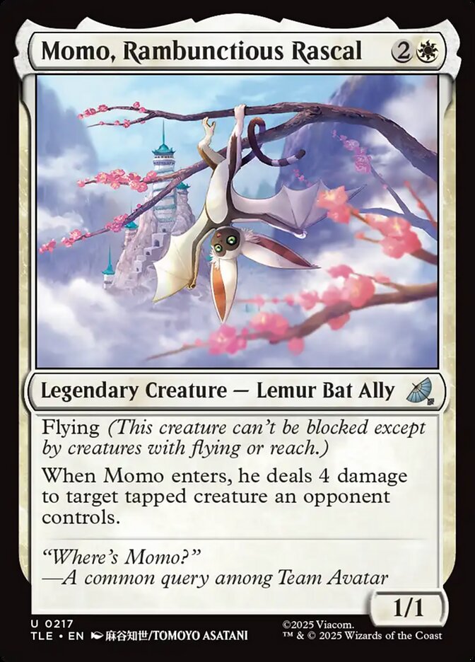 Momo, Rambunctious Rascal — Avatar: The Last Airbender Eternal 217/317