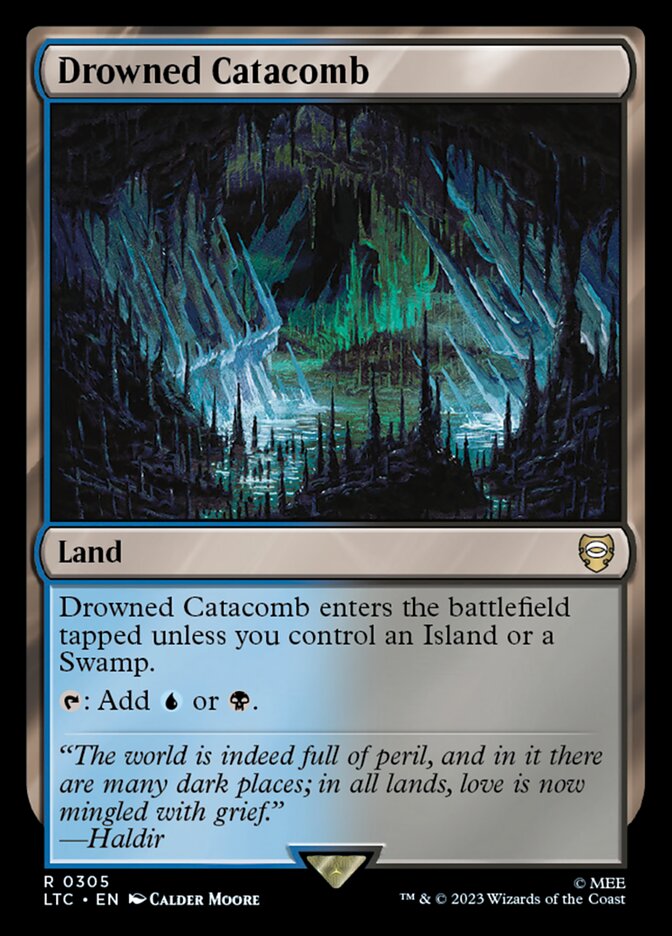 Catacombes noyées — Tales of Middle-earth Commander 305/591