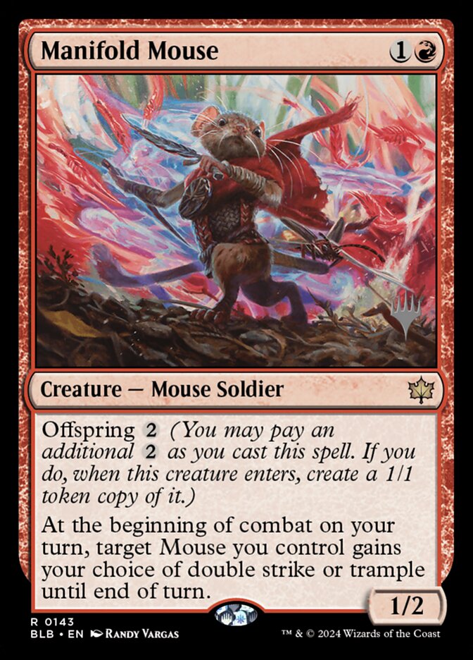 Manifold Mouse — Bloomburrow Promos 143p/160