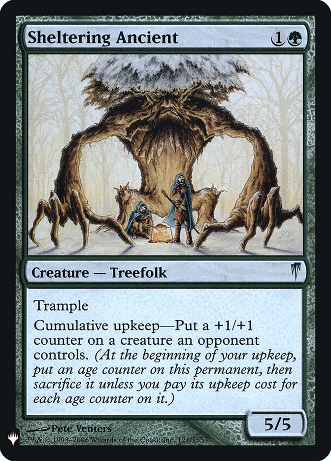 Sheltering Ancient — The List CSP-121/5581