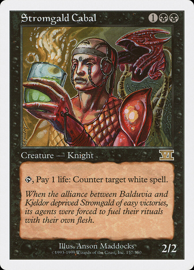 Stromgald Cabal — Classic Sixth Edition 157/351