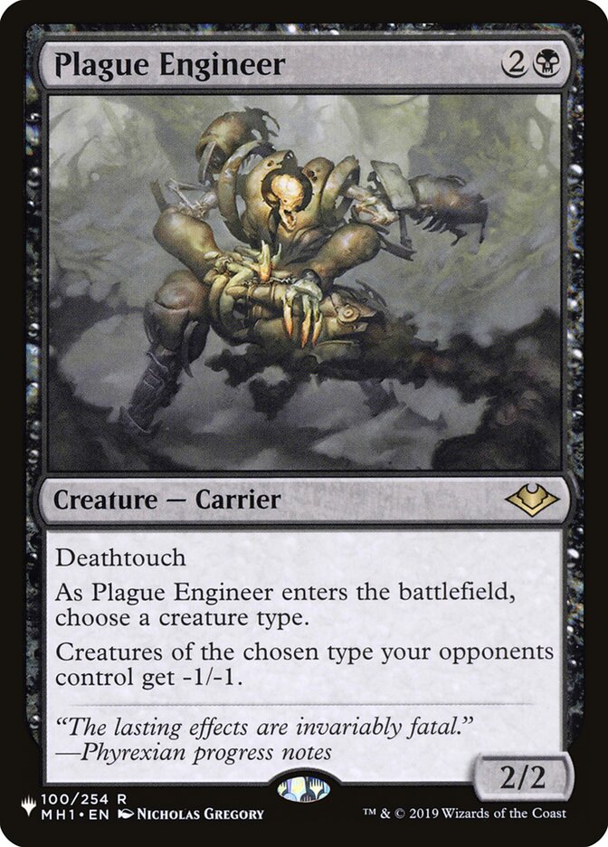 Plague Engineer — The List MH1-100/5581