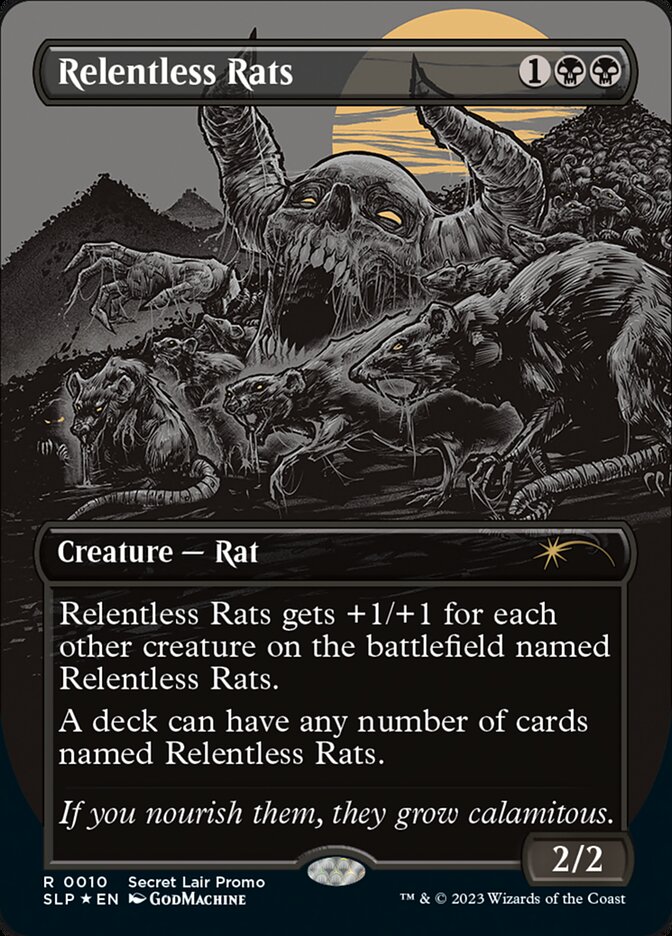Relentless Rats — Secret Lair Promo 10/54