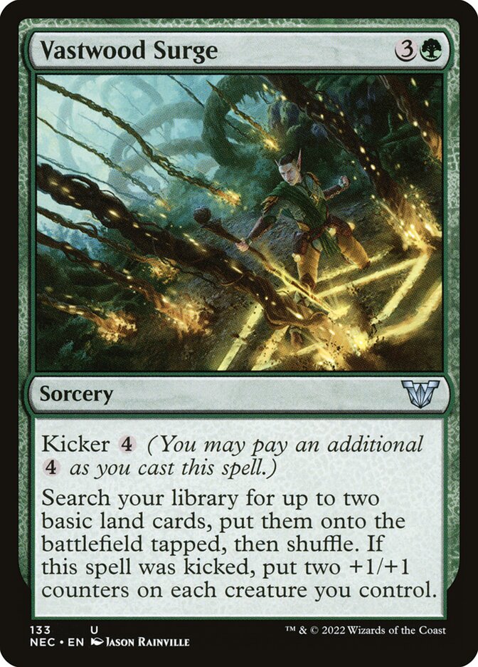 Vastwood Surge — Neon Dynasty Commander 133/179