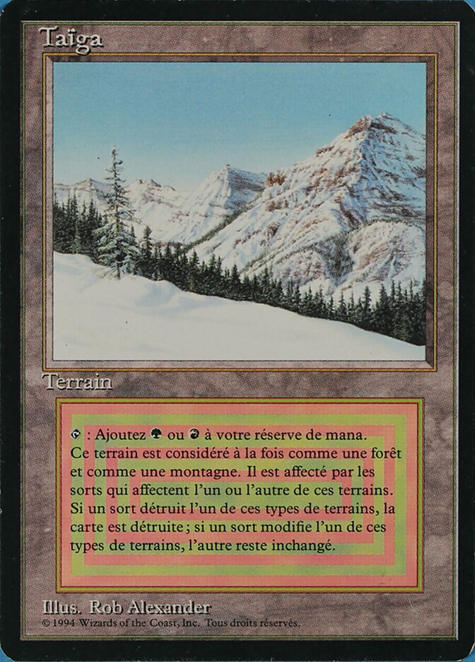 Taïga — Foreign Black Border 287/307