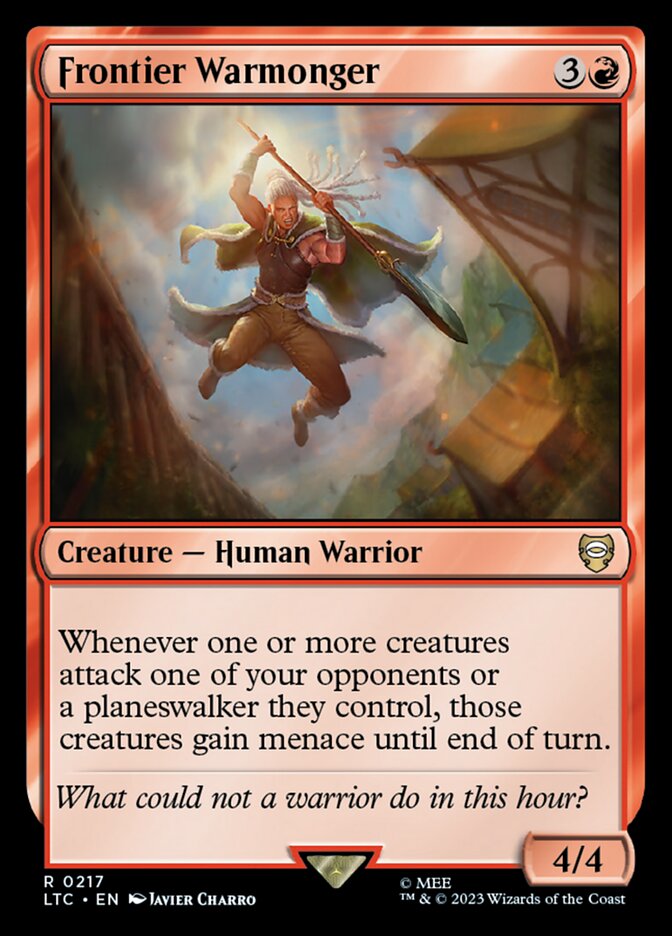 Frontier Warmonger — Tales of Middle-earth Commander 217/591