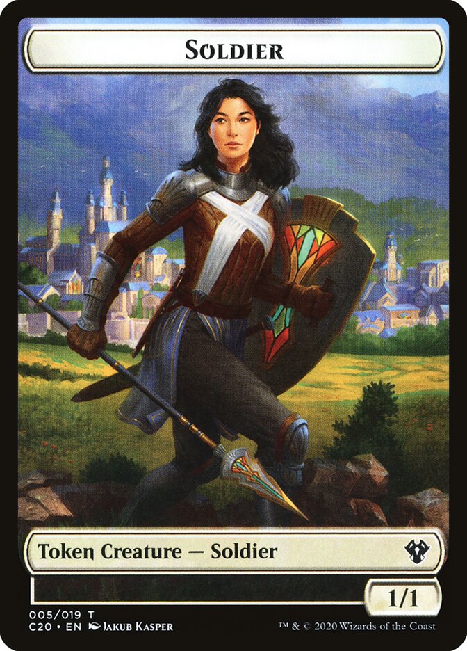 Soldier — Commander 2020 Tokens 5/20