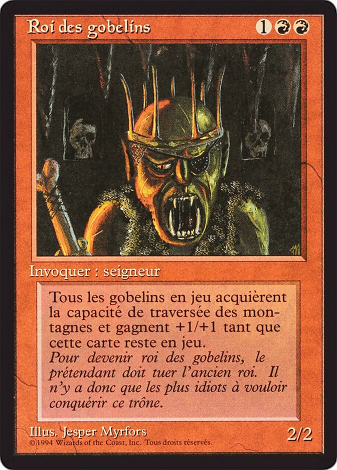 Goblin King — Foreign Black Border 155/307