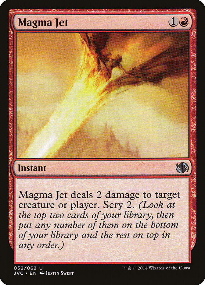 Magma Jet — Duel Decks Anthology: Jace vs. Chandra 52/62