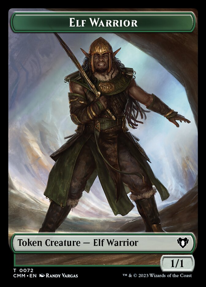 Elf Warrior — Commander Masters Tokens 72/81