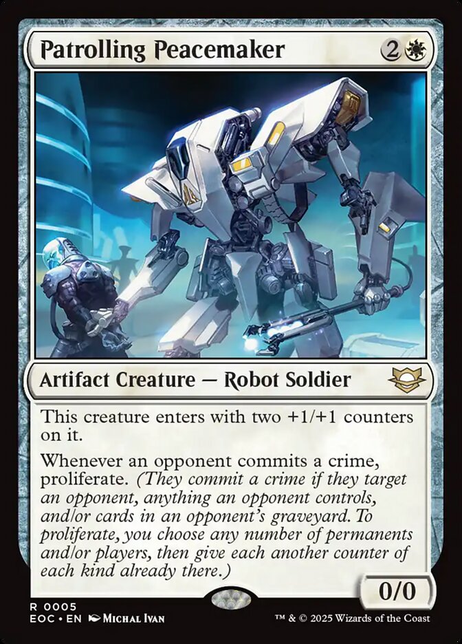 Patrolling Peacemaker — Edge of Eternities Commander 5/191