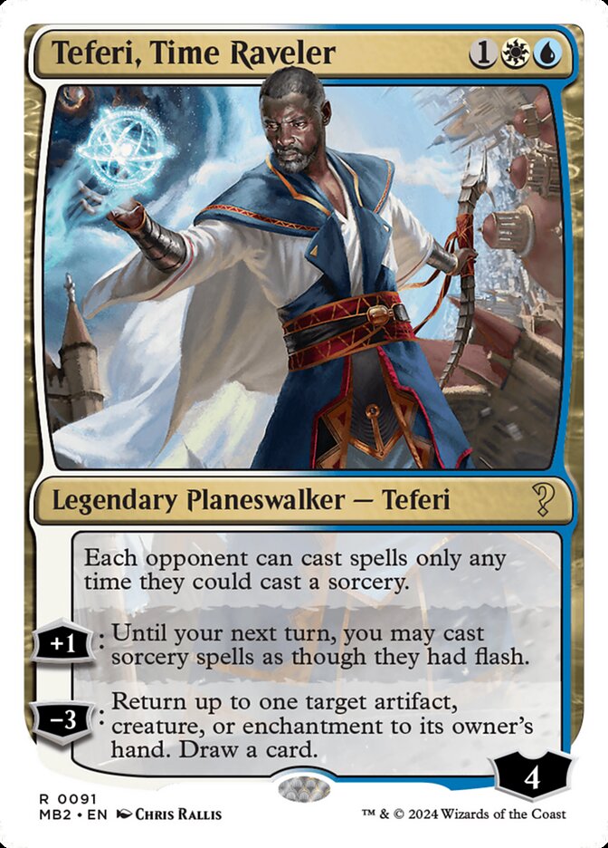 Teferi, Time Raveler — Mystery Booster 2 91/385