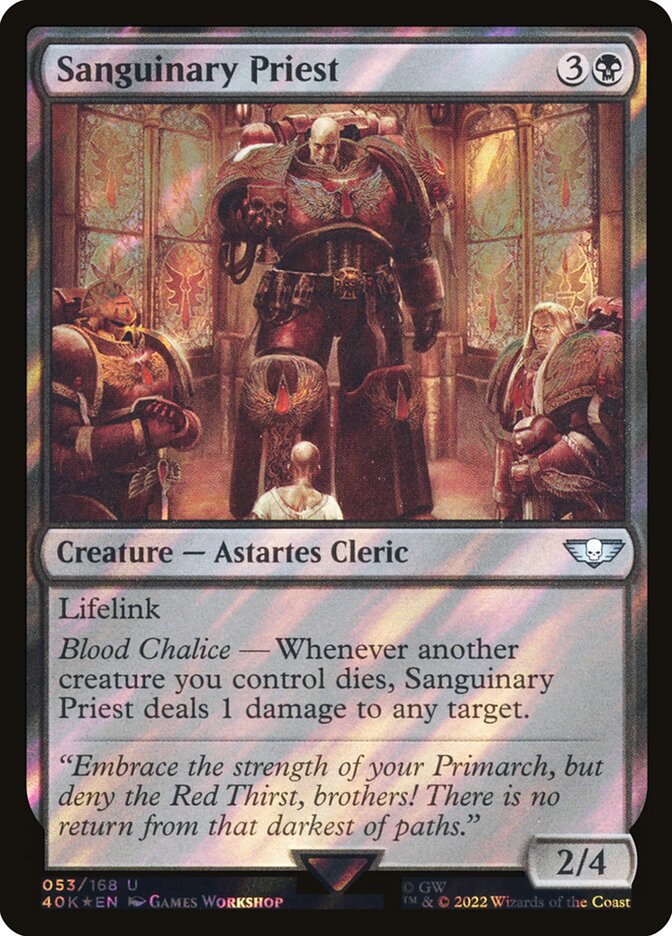 Sanguinary Priest — Warhammer 40,000 Commander 53★/617
